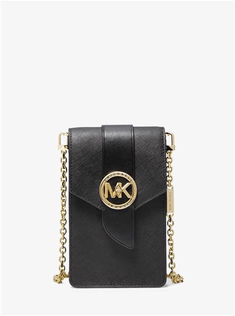 michael michael kors saffiano crossbody case for iphone 5|MICHAEL Michael Kors Saffiano iPhone Crossbody Bag .